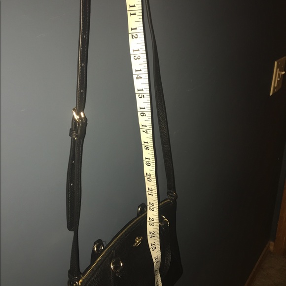 BNWT BLACK COACH PURSE, CROSSBODY PERFECT NO FLAWS - Picture 5 of 8